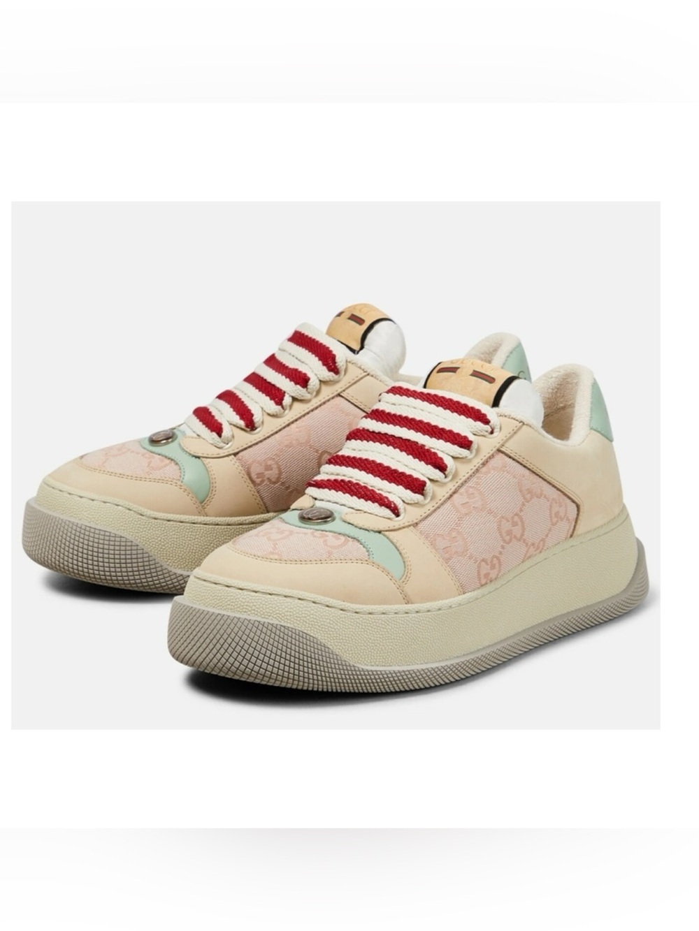 Women's Gucci GG screener sneakers size 41/10 US made in
Italy